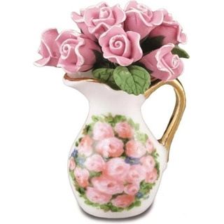 Reutter, Vase, 001.359/5 - Rosenvase mit Rosen, Miniatur