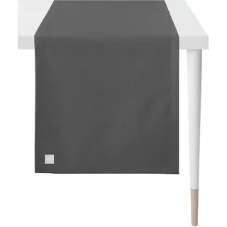 Tischläufer APELT "3959 Outdoor, Sommerdeko, Sommer", schwarz, B:46cm L:140cm, Polyester, Tischdecken, Panama
