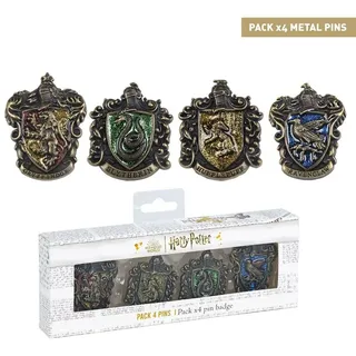 Harry Potter Haus Wappen Metallic Pins Pack