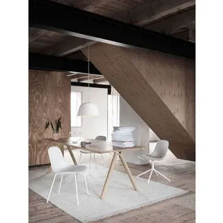 Muuto Ambit 1-flg. Ø55 cm rund weiß