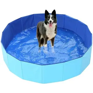 Faltbarer Swimmingpool - Pool-Fußbad - 60x20cm - Fußreinigung für Pools - Bodenablauf - auch als Tierbad oder Hundepool geeignet