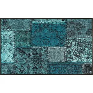 Wash+Dry Vintage Patches 75 x 120 cm Blau