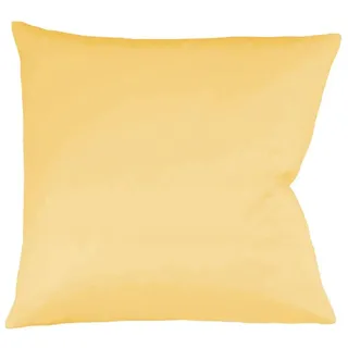 FLEURESSE Kissenbezug Colour Satin 40 x 40 cm Gelb
