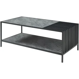 [en.casa] Pärghos Schwarz 120 x 60 x 45 cm