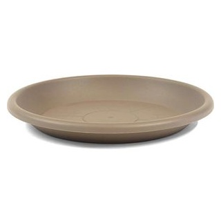 Greemotion Blumentopf-Untersetzer Mira, taupe, Innenmaß Ø 18 cm, rund, Kunststoff