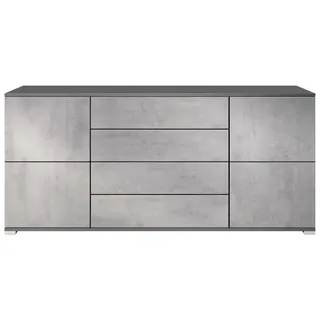 SIDEBOARD Rova Beton Oxid Optik