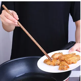 Danlai Traditionelle Chinesische Hölzerne Extra Essstäbchen, 42cm Kochen Heiße Topf Essstäbchen Für Küche Verlängert Hölzerne Nudel Tiefer Braten Tools