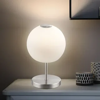 Tischleuchte Beistellleuchte Tischlampe Leseleuchte Kugel touch on/off 1x LED