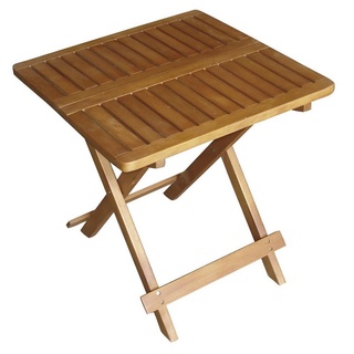 Garden Pleasure Gartentisch (1-St), Garten Beistelltisch Akazie klappbar Holz Tisch Klapptisch Holz Balkon Terrasse braun