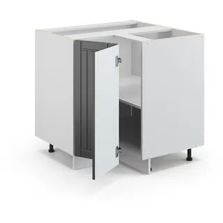 Vicco Eckunterschrank Fame-Line 80,5 x 60 x 82 cm Grau