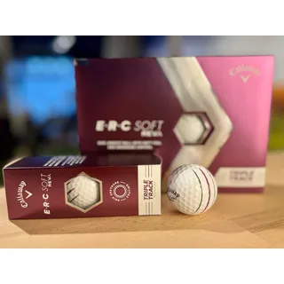 Callaway ERC Soft REVA Triple Track Golfball 12er weiss