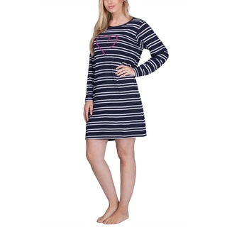 Moonline Sleepshirt Damen Nachthemd kurz Sleepshirt aus 100% Baumwolle von Größe S - 4XL