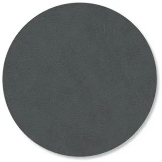 Lind DNA LINDDNA Untersetzer Nupo Circle Leder Grau Anthrazit