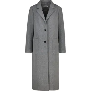 Alife & Kickin Winterjacke Damen DierdreAK A Winterjacke, Jacke Klassischer Wintermantel in schmaler, gerader Passform und Wolloptik grau XS