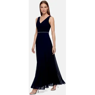 Vera Mont Abendkleid Plissee Blau 38