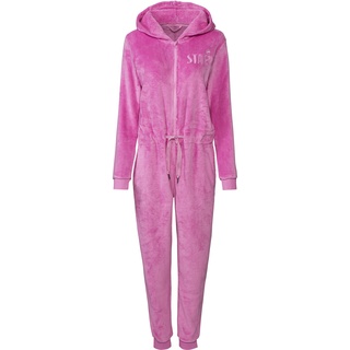 esmara® Damen Jumpsuit aus Plüsch (S (36/38), pink)
