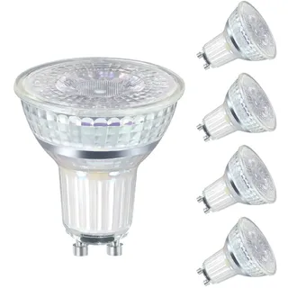 Linkind GU10 Lampe 35W Classic Glas, 2.4W LED Spot ersetzt 35 Watt, 230LM, 2700 Kelvin Warmweiß MR16 Energiesparlampe GU10 Reflektor mit 36° Abstrahlwinkel, nicht dimmbar, 5 Stück