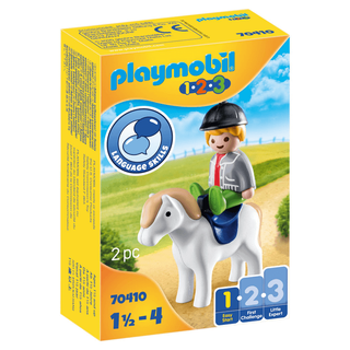 PLAYMOBIL® Junge mit Pony - Playmobil 1.2.3