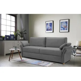 exxpo - sofa fashion inkl. Boxspring/Federkern-Polsterung, Bettfunktion und Bettkasten