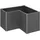 Belvedere Midi L100 102 x 102 x 61 cm dunkelgrau-metallic