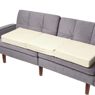 Homescapes Sofa-Auflage 150 x 50 cm Creme
