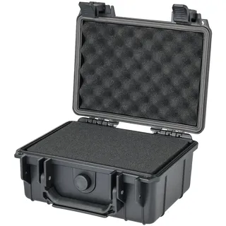 HMF ODK100 Outdoor-Fotokoffer, Transportkoffer mit Rasterschaumstoff 23 x 19 x 11 cm