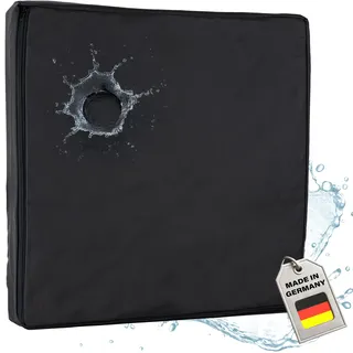 Supply24 since 2004 Orthopädisches Anti Dekubitus Gelschaum Sitzkissen 40x40x5 cm – Made in Germany | Ergonomisch & extra kompakt (RG 60 (weich) Wasserabweisend Schwarz)