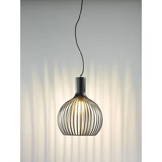 casa NOVA Pendelleuchte casa NOVA Pendelleuchte COLLIN DH 35x45 cm schwarz Hängelampe schwarz