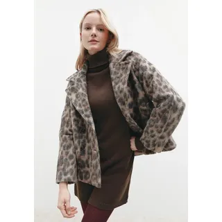 More & More More - More Teddyjacke in Hellbraun | 34