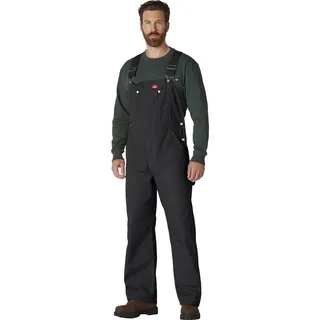Dickies Herren Bib Overalls, Schwarz abgespült, 38W / 30L - 38W / 30L