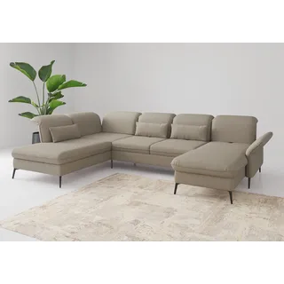 sit&more Wohnlandschaft Polyester 3-Sitzer Beige