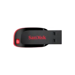 SanDisk Cruzer Blade 16 GB schwarz/rot USB 2.0