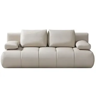 Schlafsofa Mare Leder Beige