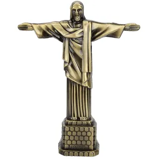 Lsaardth Brasilien Christus-Statue-Modell, Brasilien-Christus-Statuen-Modell Tourismus-Andenken-Weltberühmte Wahrzeichen Desktop-Dekor für Zuhause