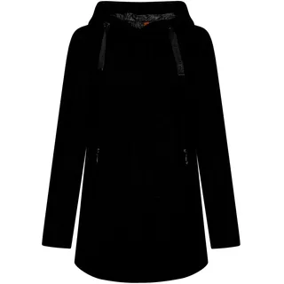 GIL BRET Wolljacke Damen mit Kapuze Schwarz 38