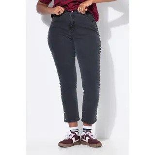 Studio Untold Funktionshose Mom-Jeans Schwarz 48