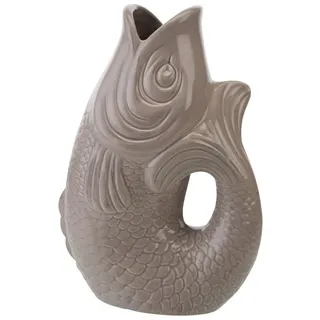 Giftcompany Dekovase Monsieur Carafon Vase / Karaffe Fisch S sandstone 1,2l (Vasen) bunt