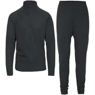 Trespass Unite360 Adults Schwarz Base Layer Set L