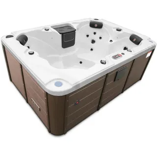 Canadian Spa Company Whirlpool, Weiß, Weiß Hochglanz, Kunststoff, 4-Sitzer, Rechteckig, 150x78x213 cm, Freizeit, Pools und Wasserspaß, Whirlpools
