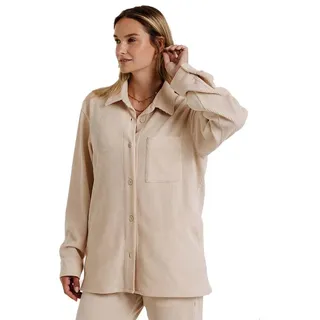 Kleinigkeit Langarmhemd Cord Cordula Starkmann Overshirt beige S