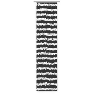 Schiebegardine Moderna Zebra black – Flächenvorhang HxB 260x60 cm - B-line, gardinen-for-life