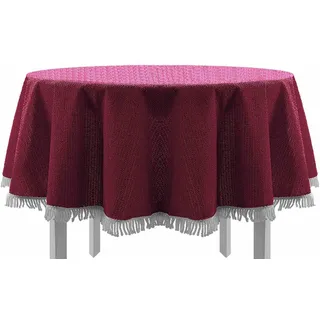 EXKLUSIV HEIMTEXTIL Gartentischdecke Classic 130 x 180 cm Bordeaux
