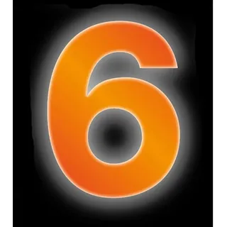 CONACORD Hausnummernleuchte 6 Orange