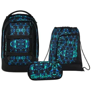Satch Pack 3-tlg. Caleido Blue