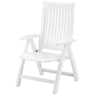 Kettler Roma Multipositionssessel 62 x 68 x 108 cm weiß klappbar