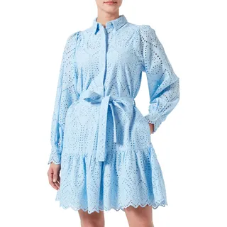Y.A.S Damen YASHOLI LS Belt Dress S. NOOS Kleid, Clear Sky, S - S