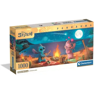 CLEMENTONI Disney Stitch Panorama-Puzzle 1000Stü ck