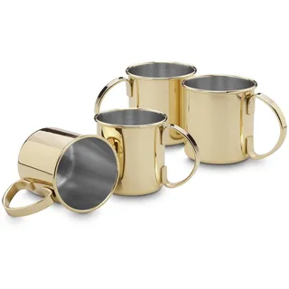 Echtwerk Cocktailglas 0,48 l Gold 4 St.