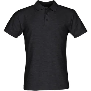 FRUIT OF THE LOOM 65/35 Polo dunkelgrau meliert 3XL