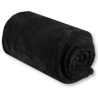 BestLivings Babydecke Mikrofaser Bestlivings schwarz 80 x 120 cm